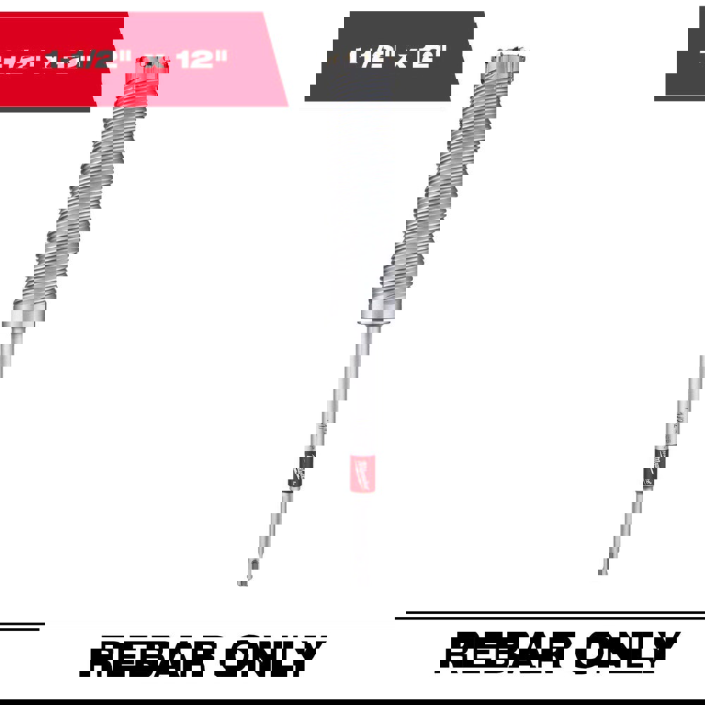 Rebar Cutter Drill Bits; Overall Length: 12.00 ; Shank Diameter: 1.5000